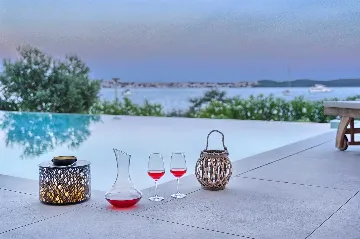 Seget Donji Villa for Up to 10 with Infinity Pool