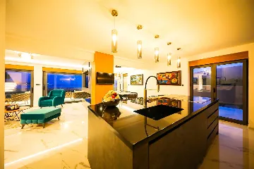 Ist Croatia Villa with Tennis Court and 120 m² Pool