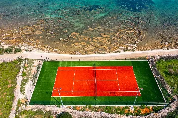 Ist Croatia Villa with Tennis Court and 120 m² Pool