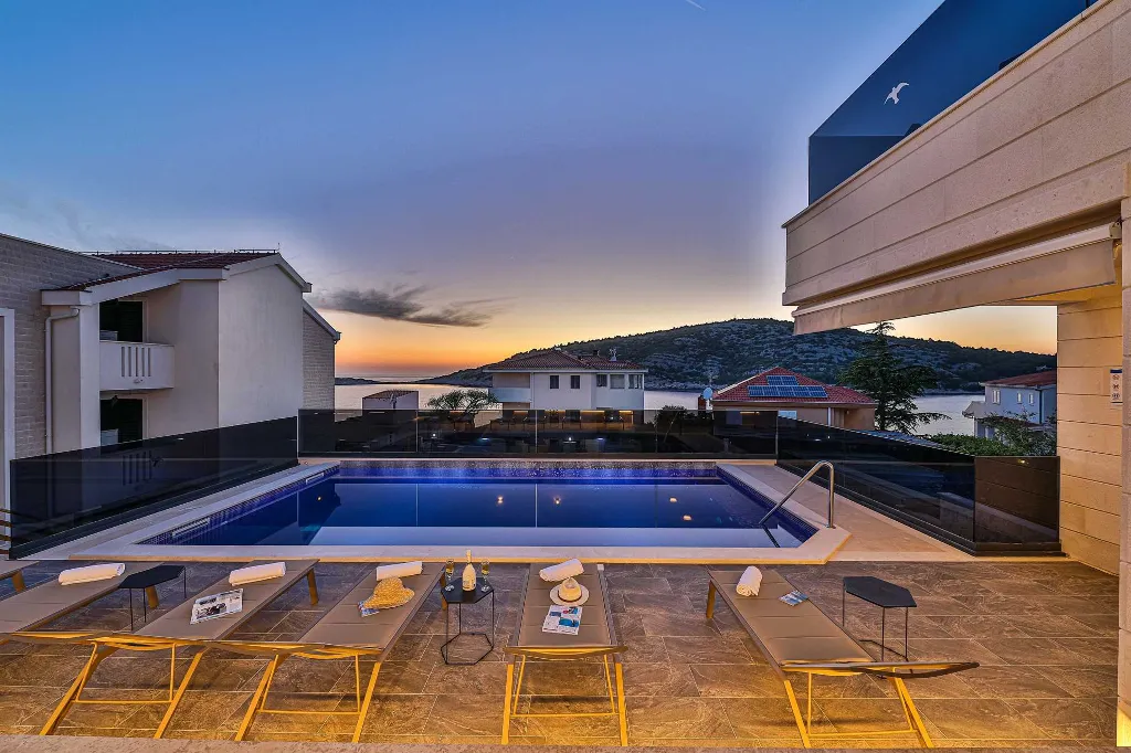 Sea-View Villa in Ražanj for 8 Guests