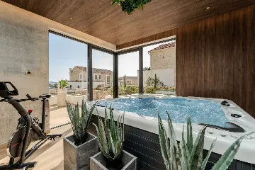 Family Villa with Spa & Heated Pool in Vodice