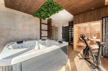 Family Villa with Spa & Heated Pool in Vodice