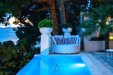 Seafront Villa with Pool in Lozica for 9 Guests