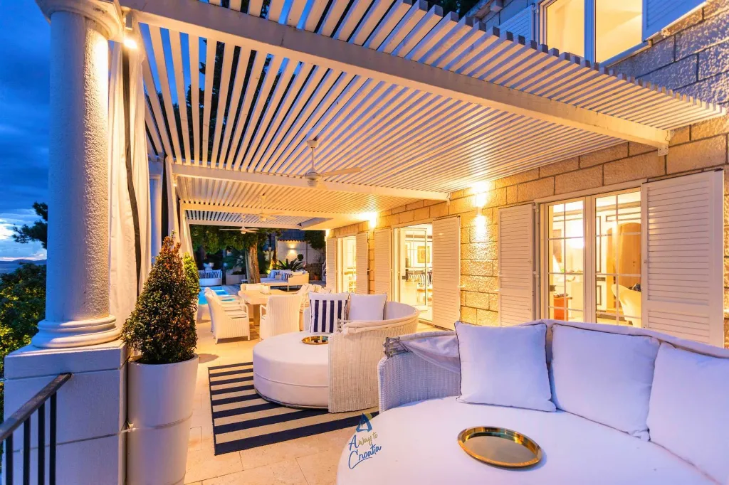 Seafront Villa with Pool in Lozica for 9 Guests