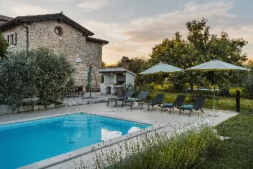 Pool Villa for 6 Guests in Buje, Croatia