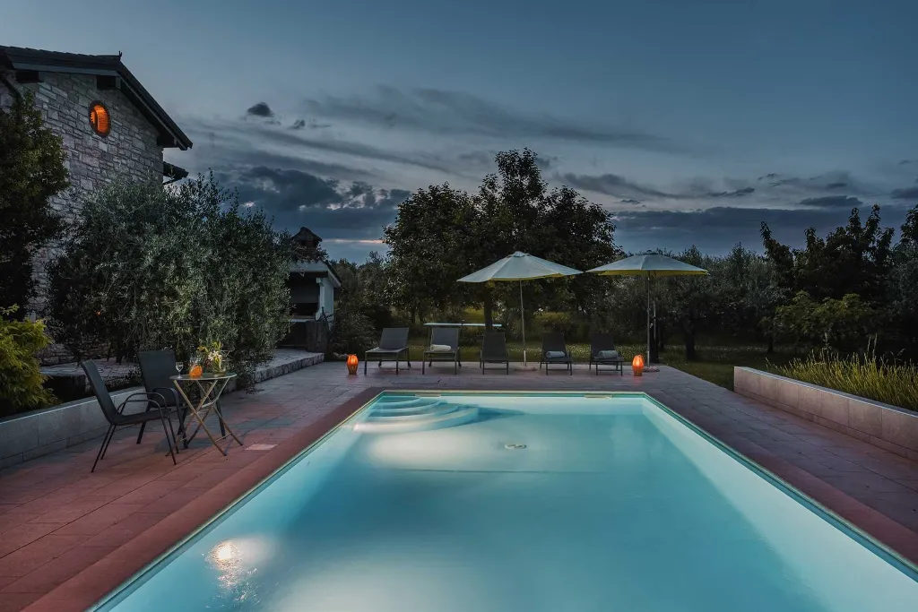 Pool Villa for 6 Guests in Buje, Croatia