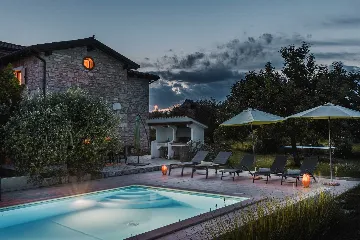 Pool Villa for 6 Guests in Buje, Croatia