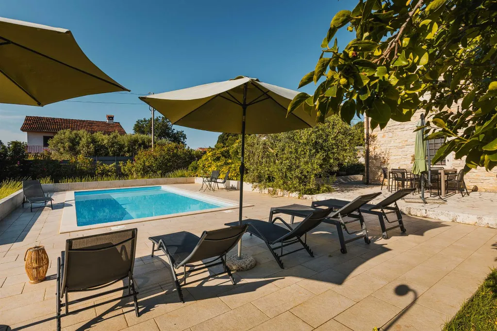 Pool Villa for 6 Guests in Buje, Croatia
