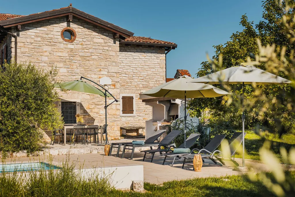 Pool Villa for 6 Guests in Buje, Croatia