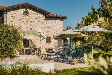 Pool Villa for 6 Guests in Buje, Croatia