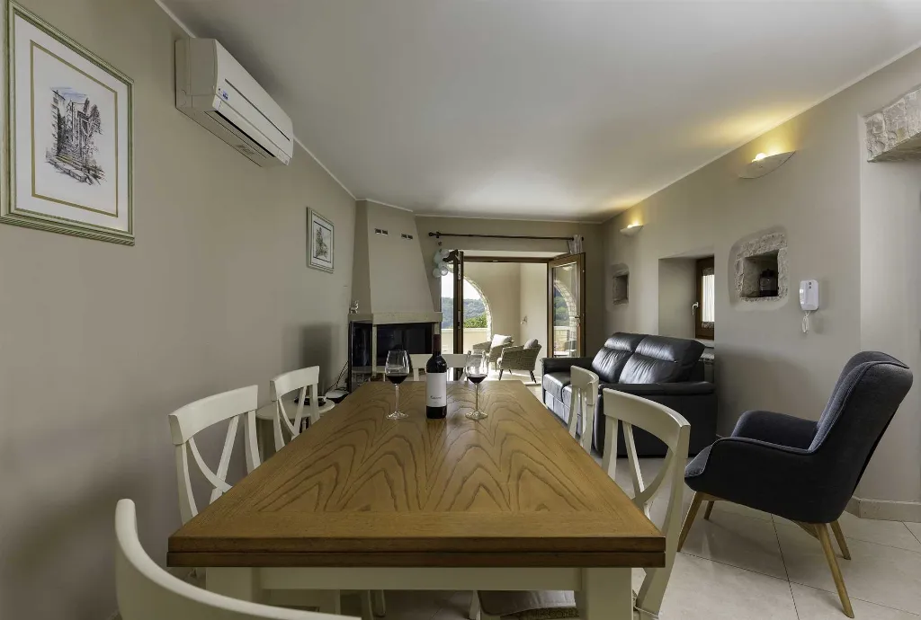 3-Bedroom Villa in Pazin for Up to 8 Guests