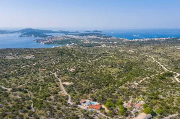 Rogoznica Villa with Private Pool and Sea View