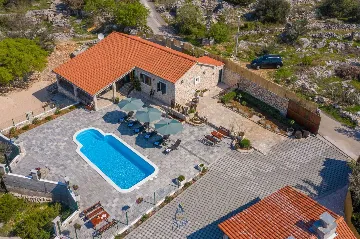 Rogoznica Villa with Private Pool and Sea View