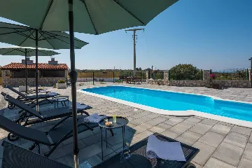 Rogoznica Villa with Private Pool and Sea View