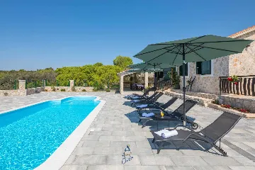 Rogoznica Villa with Private Pool and Sea View