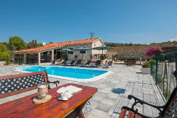 Rogoznica Villa with Private Pool and Sea View