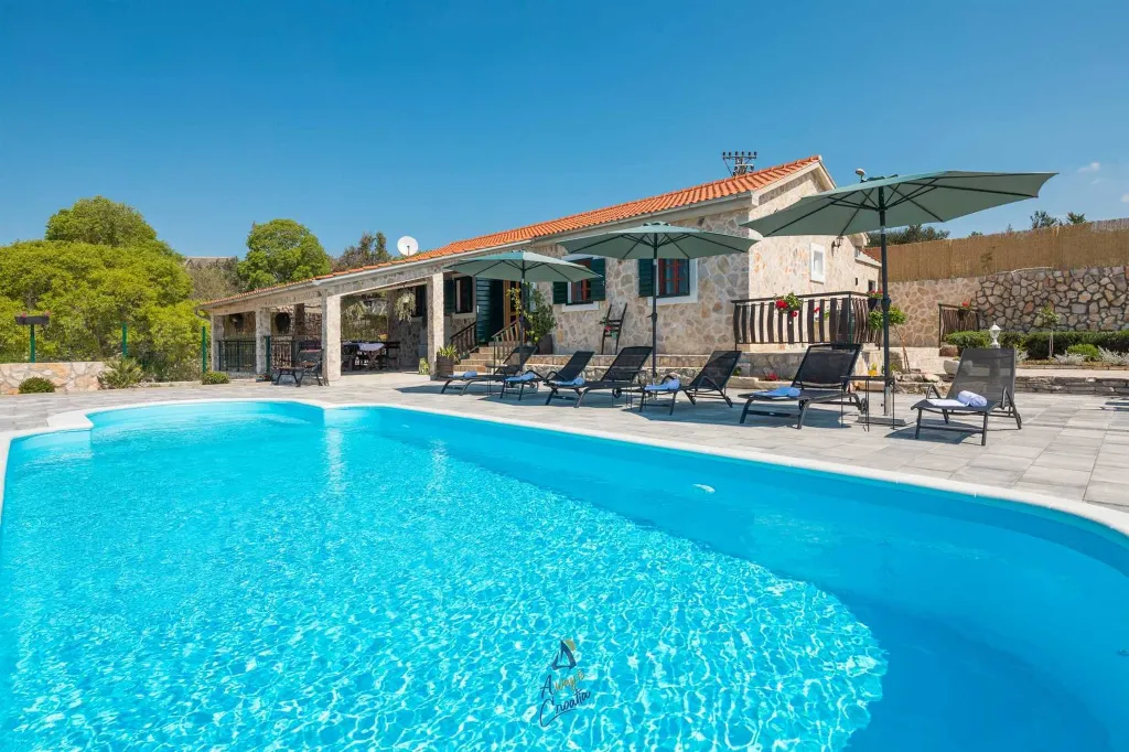 Rogoznica Villa with Private Pool and Sea View