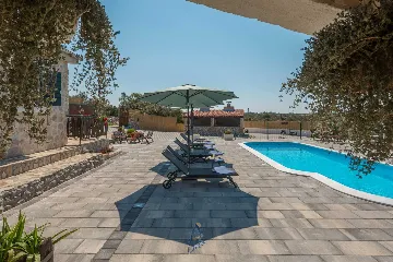Rogoznica Villa with Private Pool and Sea View