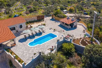 Rogoznica Villa with Private Pool and Sea View