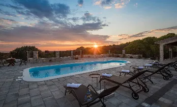 Rogoznica Villa with Private Pool and Sea View
