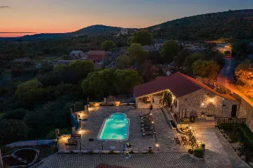 Rogoznica Villa with Private Pool and Sea View