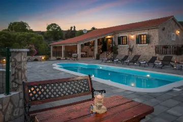 Rogoznica Villa with Private Pool and Sea View