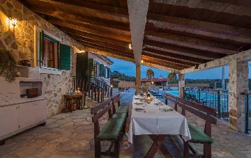 Rogoznica Villa with Private Pool and Sea View