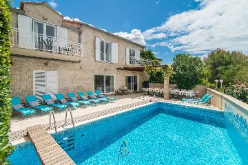 7-Bedroom Heated Pool Villa in Supetar, Croatia