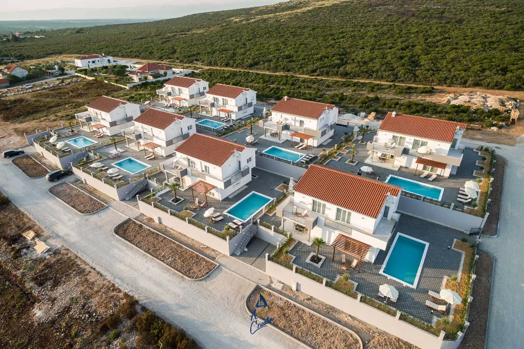 4-Bedroom Villa with Heated Pool in Sukošan