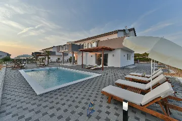 4-Bedroom Villa with Heated Pool in Sukošan