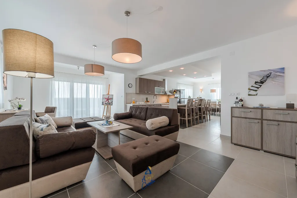 4-Bedroom Villa with Heated Pool in Sukošan