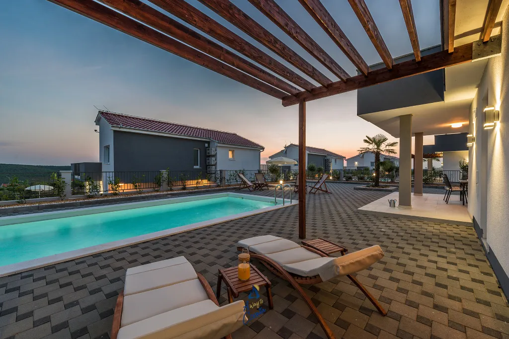 Villa with Private Heated Pool in Sukošan (8 Guests)