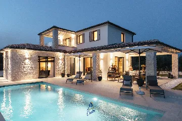Heated Pool Villa in Nova Vas, Croatia