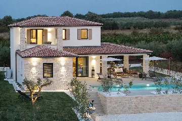 Heated Pool Villa in Nova Vas, Croatia