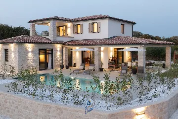 Heated Pool Villa in Nova Vas, Croatia