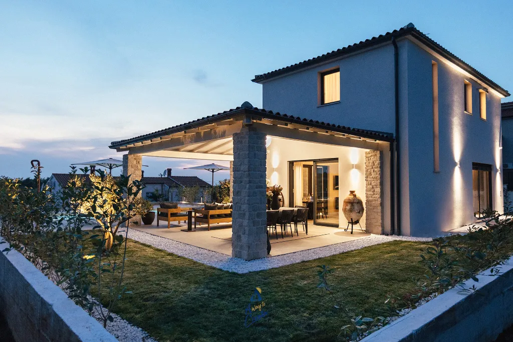 Heated Pool Villa in Nova Vas, Croatia