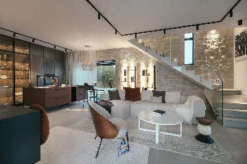 Heated Pool Villa in Nova Vas, Croatia