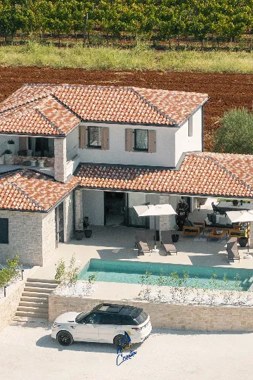 Heated Pool Villa in Nova Vas, Croatia