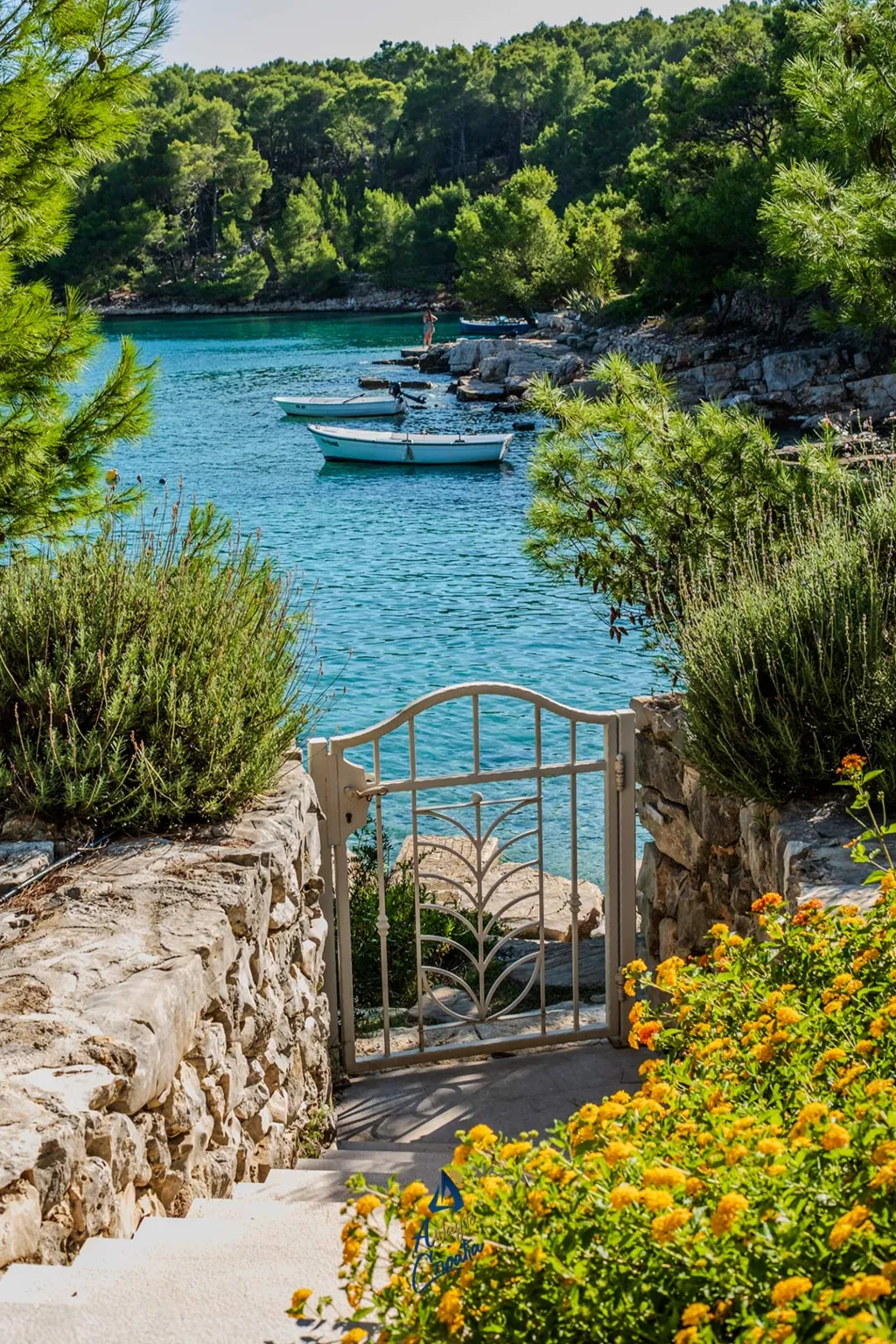 Seafront Villa with Heated Pool in Milna (Sleeps 10)