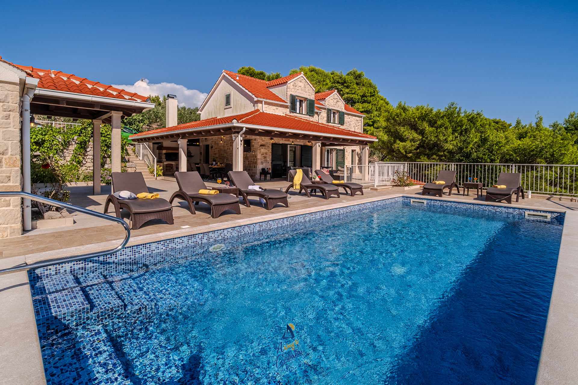 Image of Luxury 4BR Seafront Villa with Heated Pool