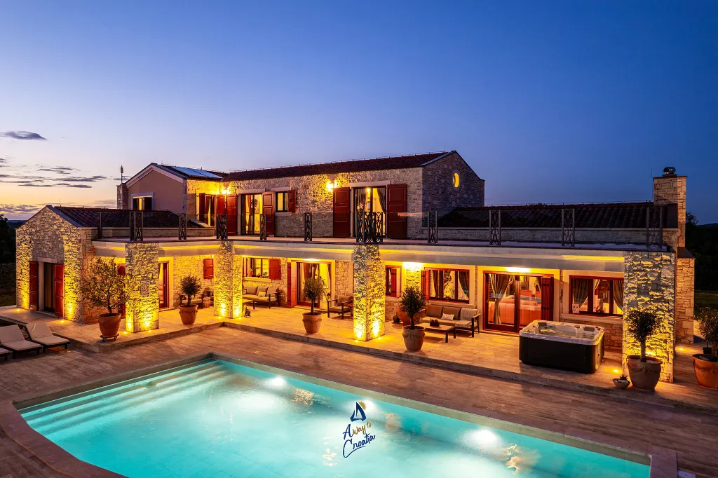 Barban Villa for 8 Guests with Heated Pool