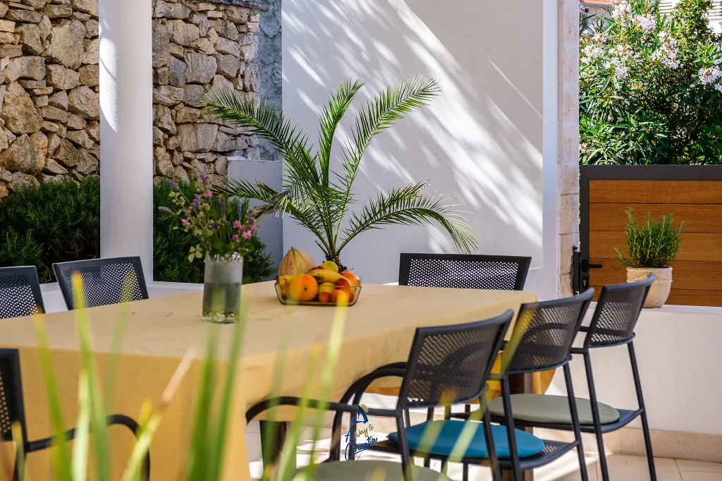 Milna Brač Villa with Heated Pool and Sea Views