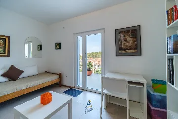 Milna Brač Villa with Heated Pool and Sea Views