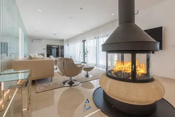 Kaštelir Villa for Up to 10 Guests with Heated Pool