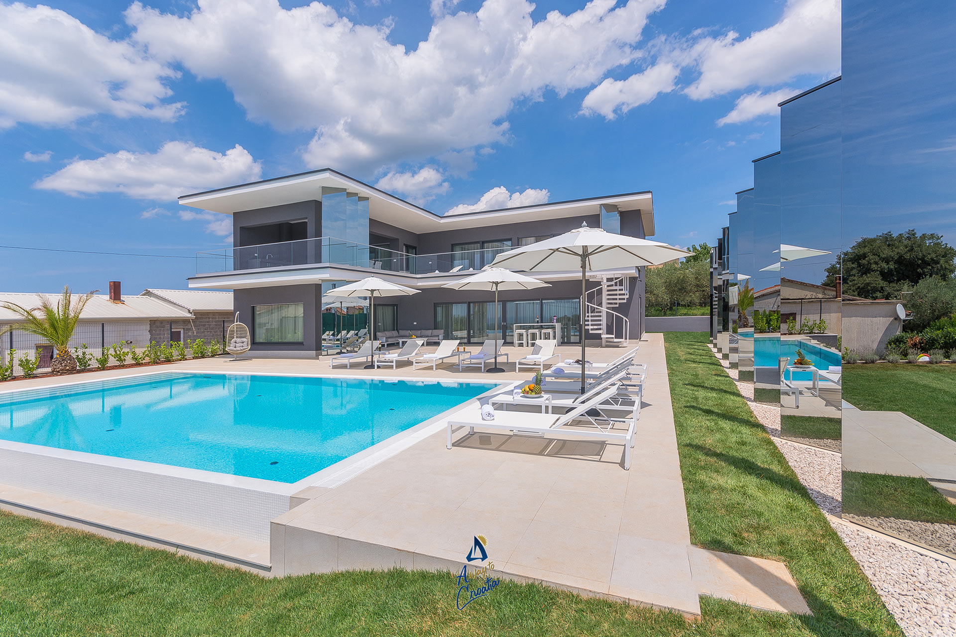 Image of Luxury 5-BR Villa Oasis with Private Heated Pool Near the Coast