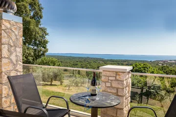 3-Bed Villa with Saltwater Pool and Sea Views in Vodnjan
