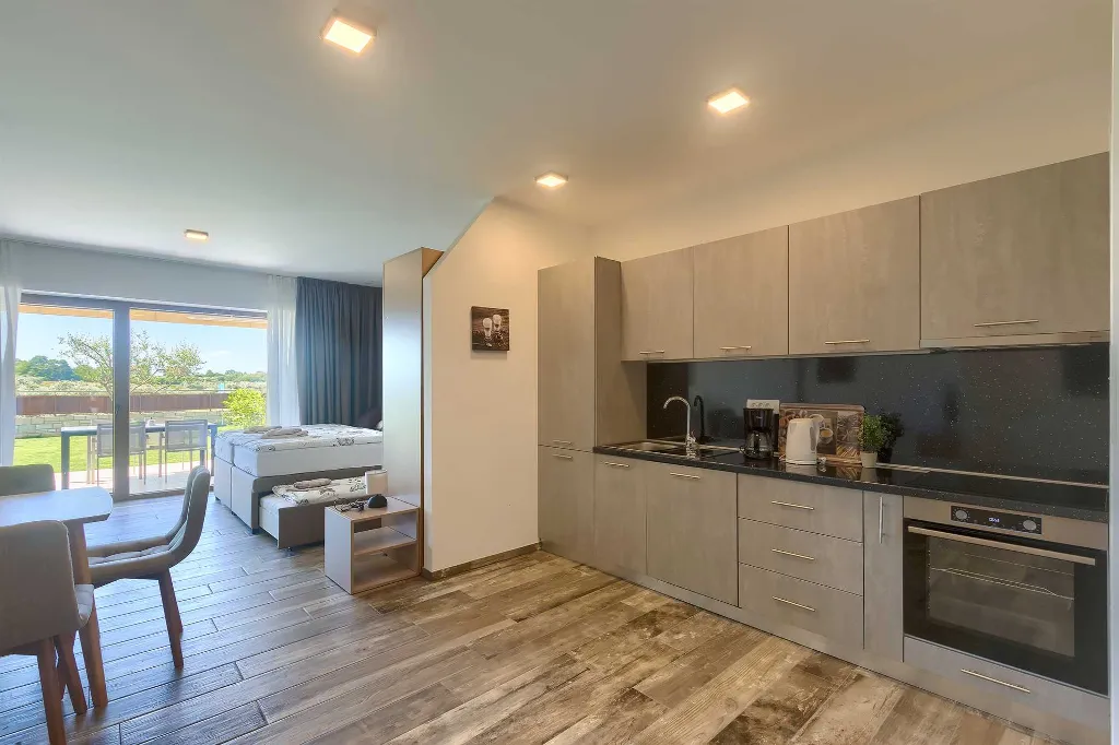 Studio for 3 Guests in Novigrad with Shared Pool
