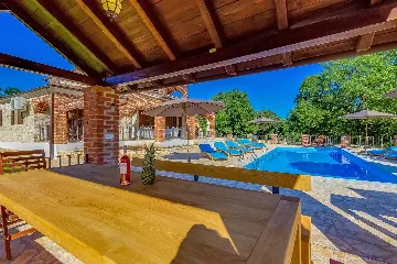 4-Bedroom Villa with Pool and Big Garden in Višnjan