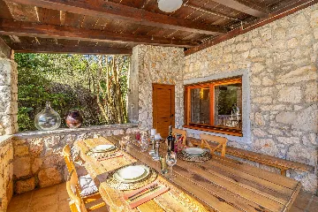 House with Private Pool and Tree House in Dobrinj