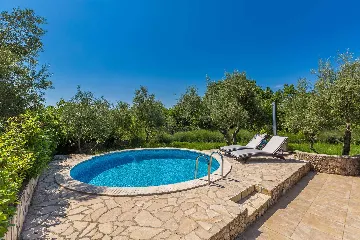 Brzac House with Private Pool for Up to 10